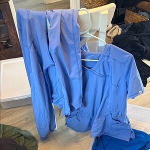 Xfinity Cherokee baby blue Scrub Set